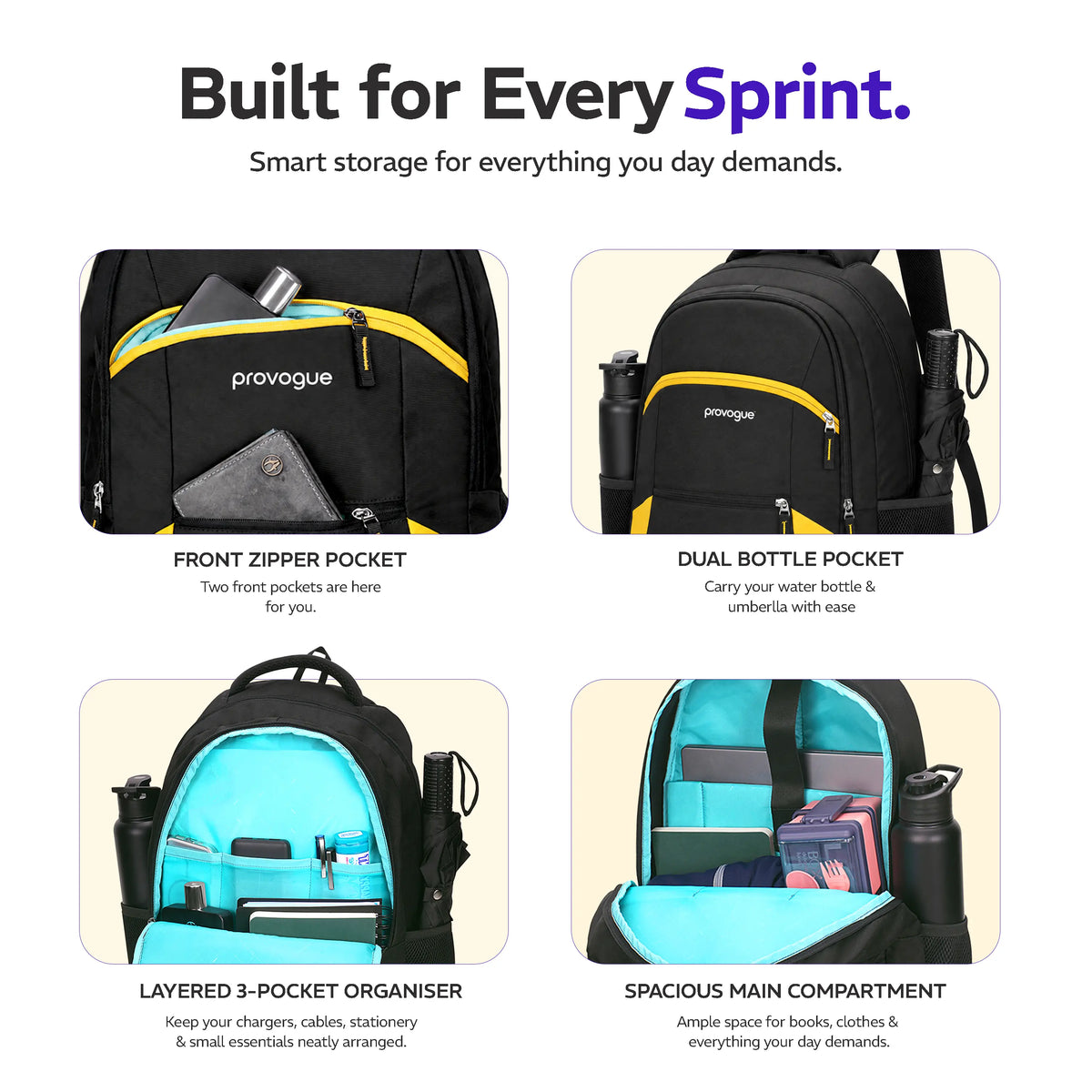 Provogue SPRINT 30L Everyday Backpack