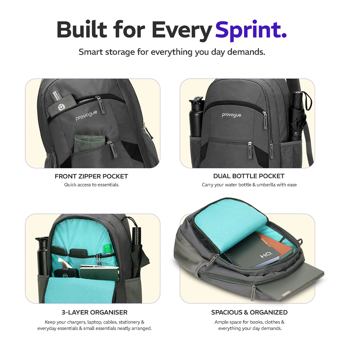 Provogue SPRINT 30L Everyday Backpack