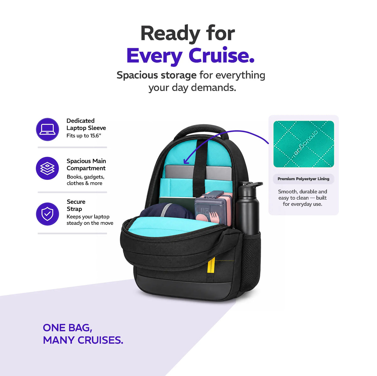 Provogue CRUISE 32L Everyday & Travel Backpack