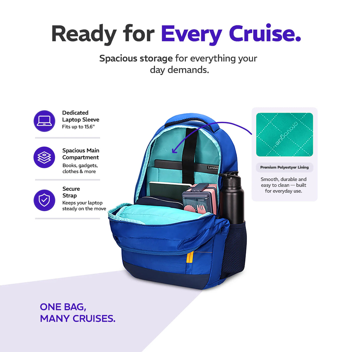 Provogue CRUISE  32L Everyday & Travel Backpack