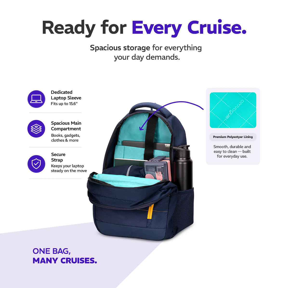 Provogue CRUISE 32L Everyday & Travel Backpack