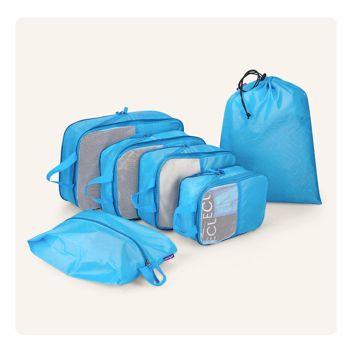 Travel Packing Cubes - Set of 6