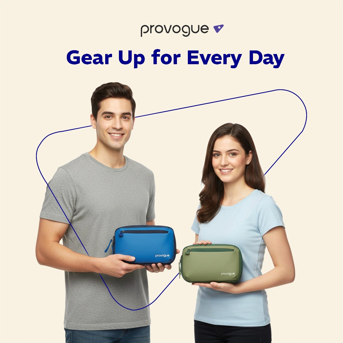 Vault Tech Organiser Pouch  Midnight Blue