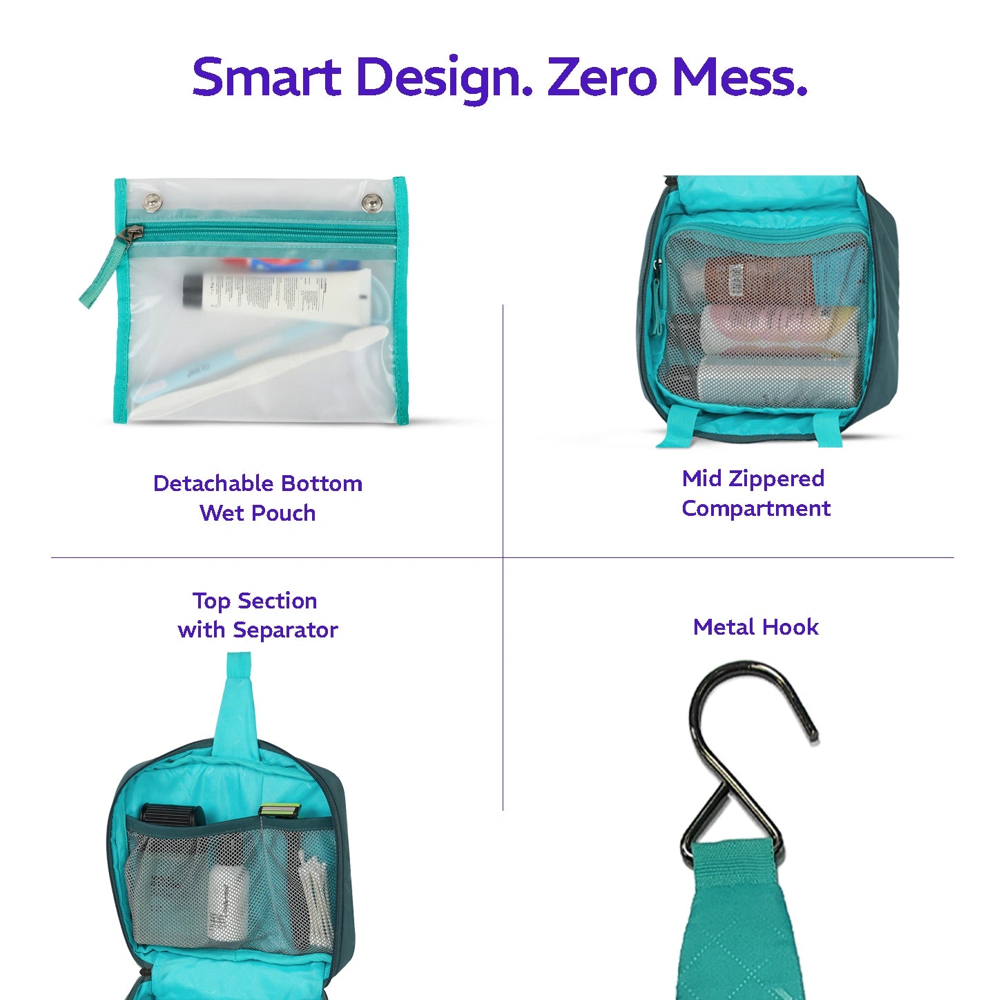 Nest Toiletry Bag Sage Green