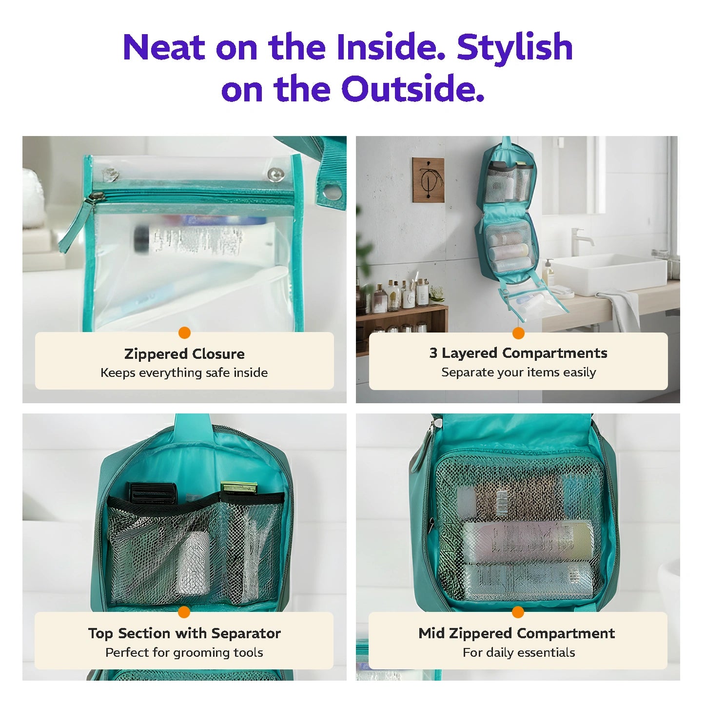 Nest Toiletry Bag Sage Green