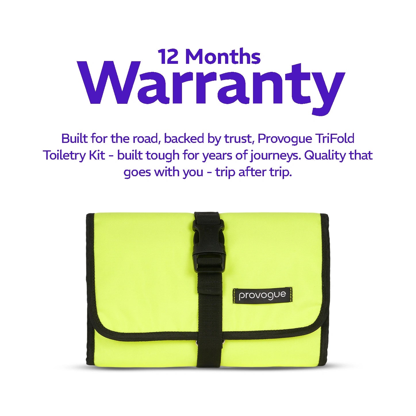 TriFold Toiletry Kit Glow Lime