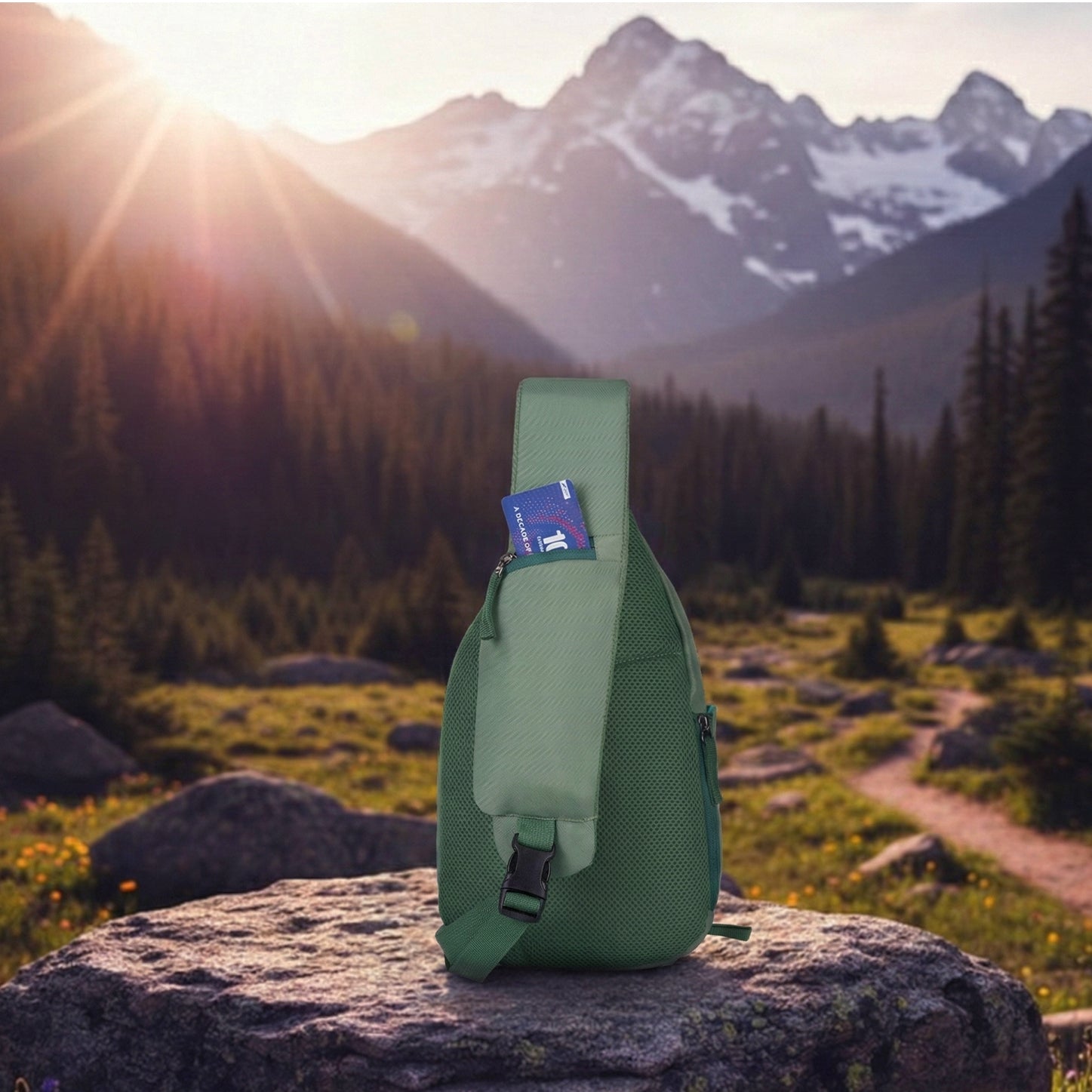 Bolt Crossbody Bag Sage Green