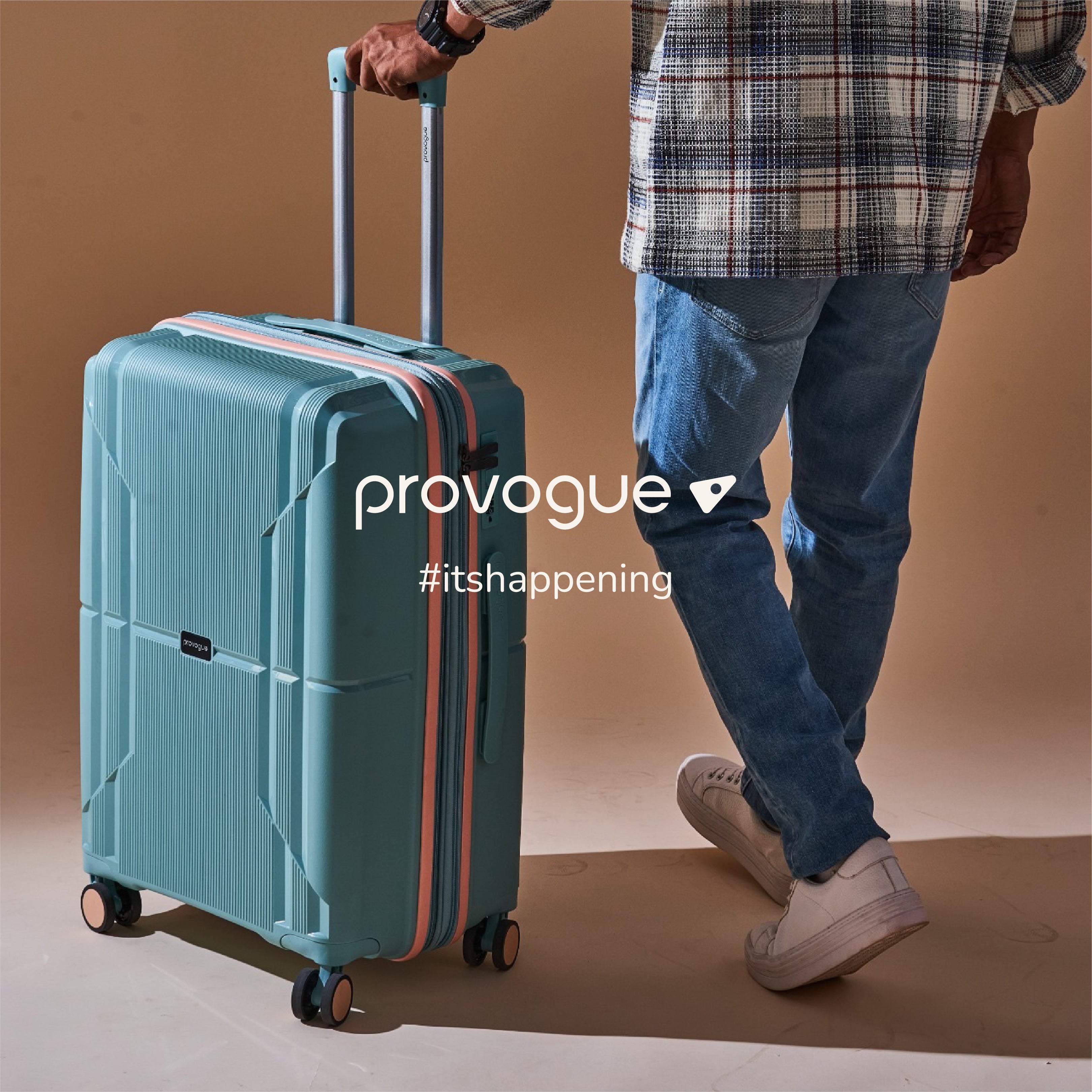 Provogue Bag Denim Buy Lumina Turquoise Blue Large Trolley Bag