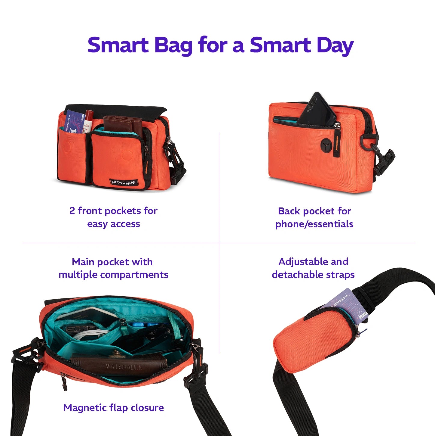 Flux Crossbody Sling Bag