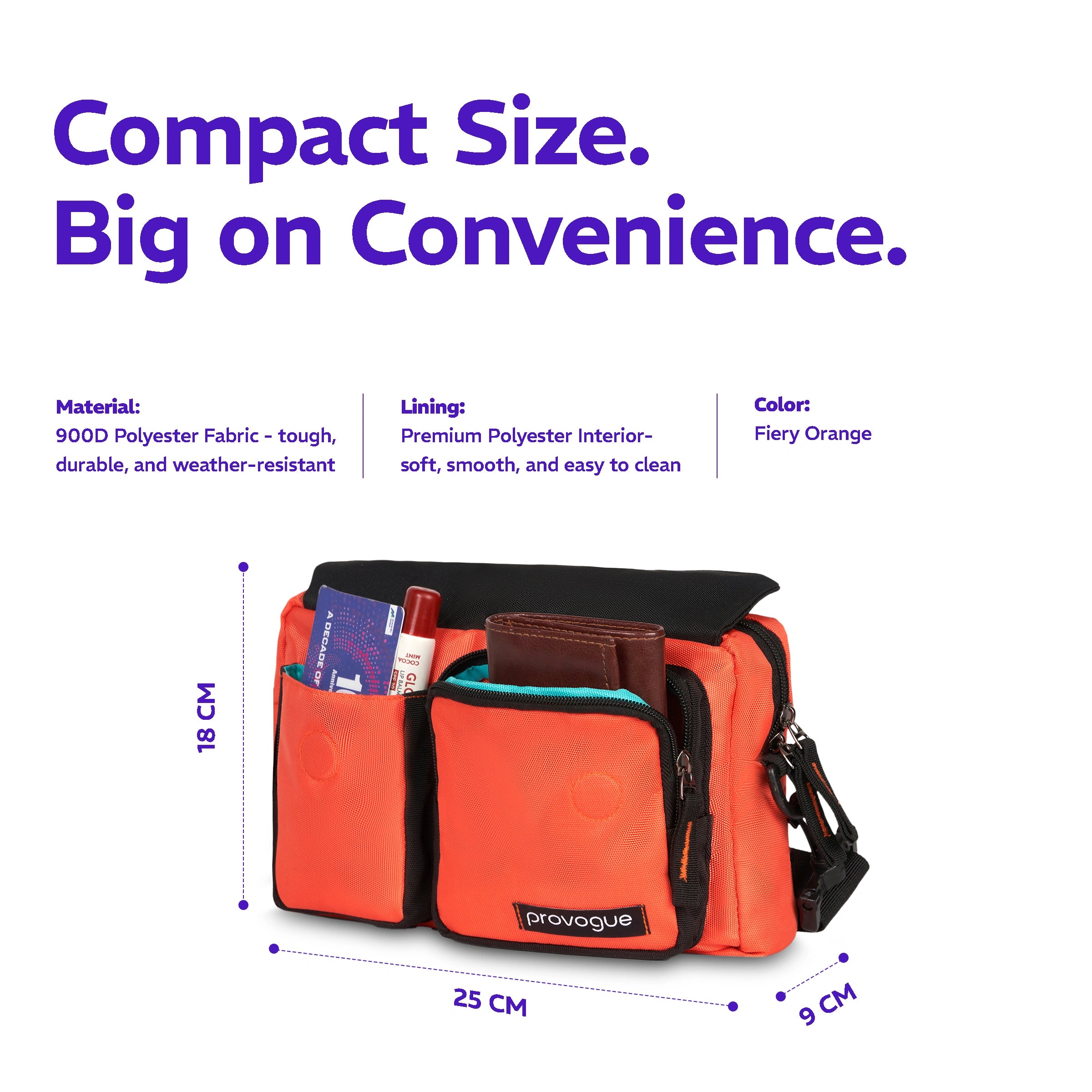 Flux Crossbody Sling Bag