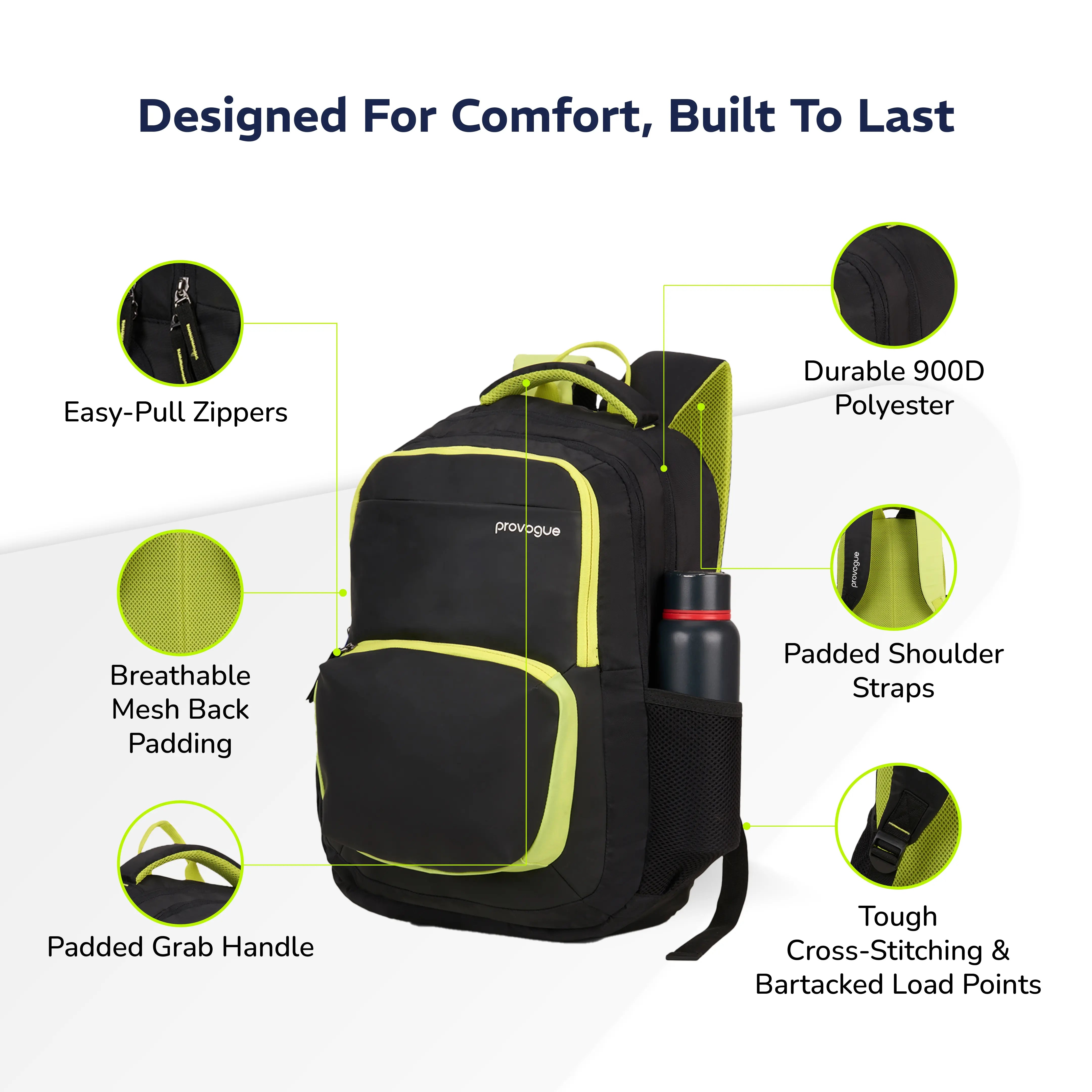 Pacer Smart Laptop Bag 35L