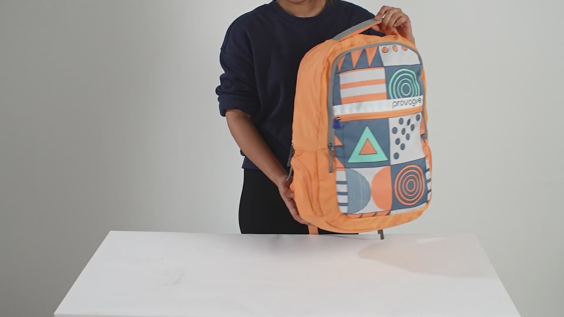Load video: Blaze Laptop Bag 35L (Misty Peach)