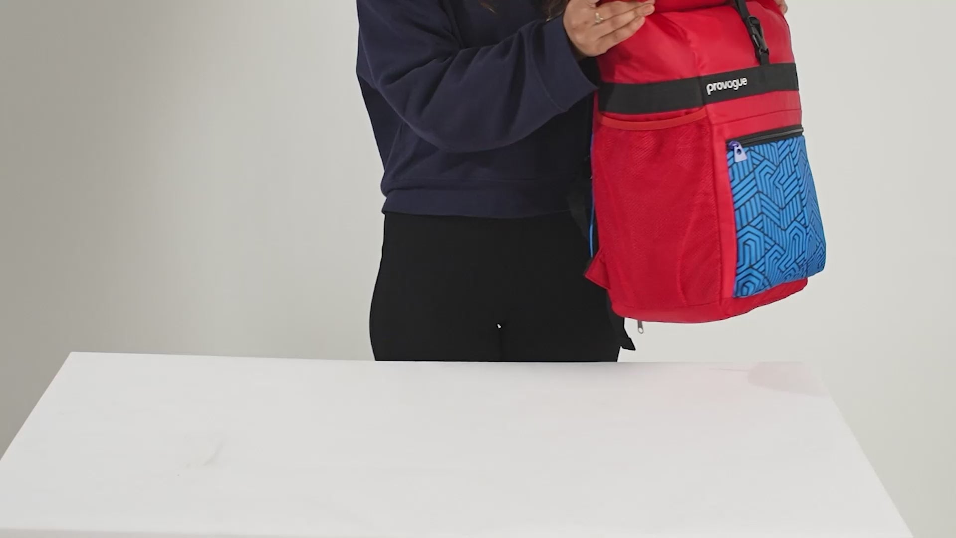 Load video: Vaulta 35L Backpack (Rage Red)