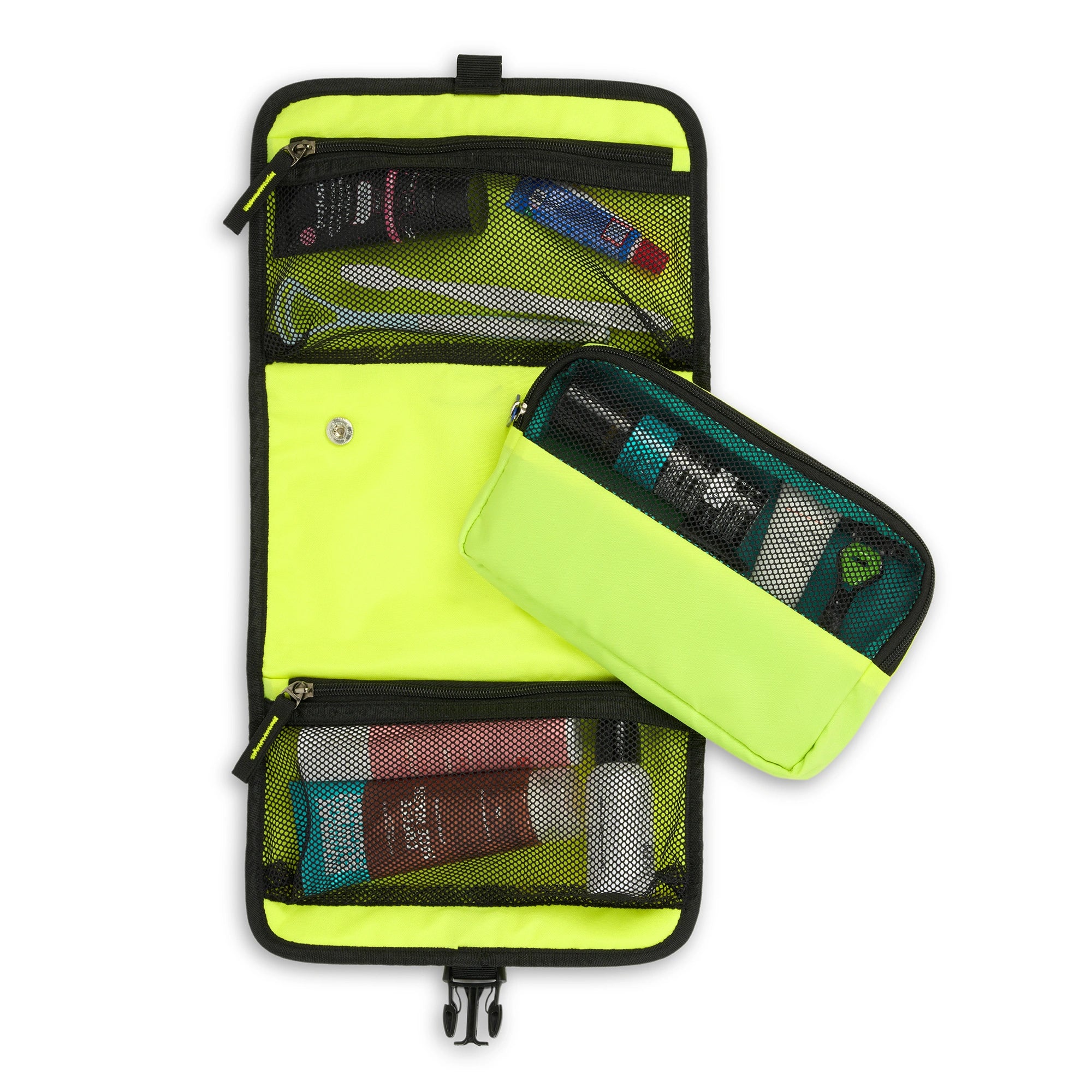 TriFold Toiletry Kit Glow Lime