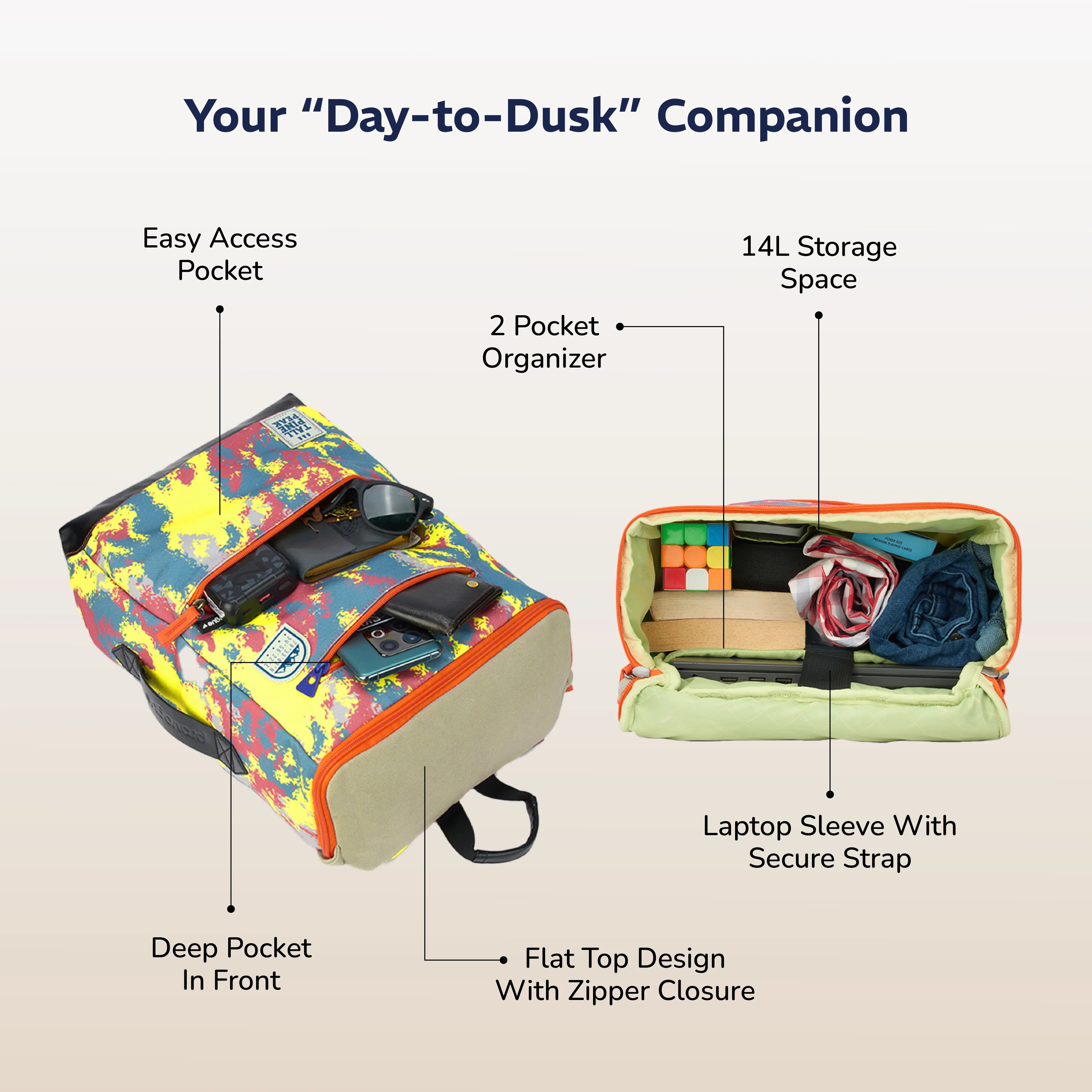 Cavo Pro 14L Backpack (Camo)