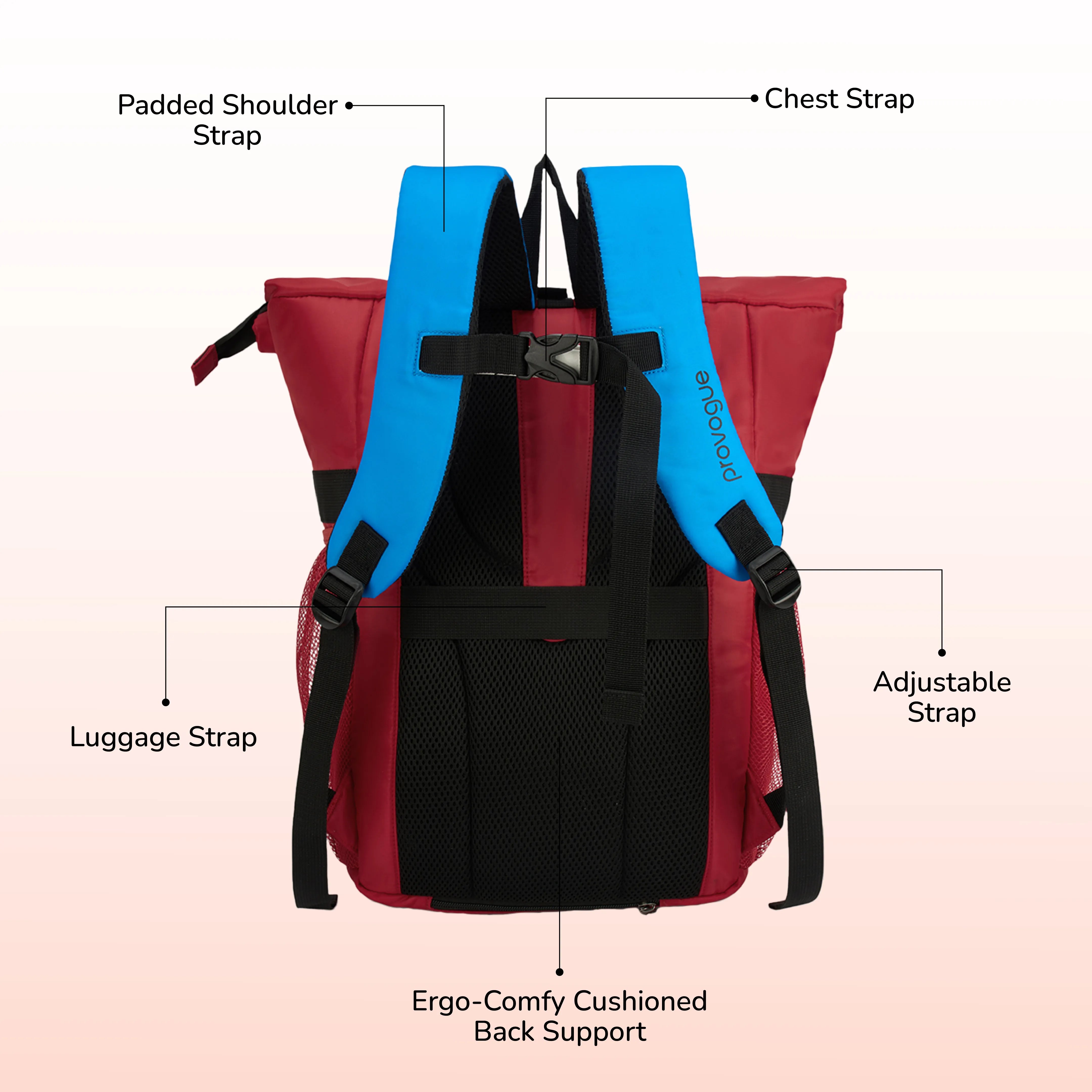 Vaulta 35L Backpack (Rage Red)